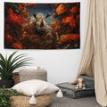 About my Brain Institute Wall Art Rhinoceros Spirit Animal Flag Wall Art