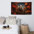About my Brain Institute Wall Art Rhinoceros Spirit Animal Flag Wall Art