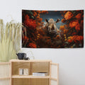About my Brain Institute Wall Art Rhinoceros Spirit Animal Flag Wall Art
