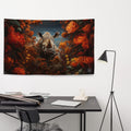 About my Brain Institute Wall Art Rhinoceros Spirit Animal Flag Wall Art
