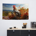 About my Brain Institute Wall Art Rooster Spirit Animal Flag Wall Art