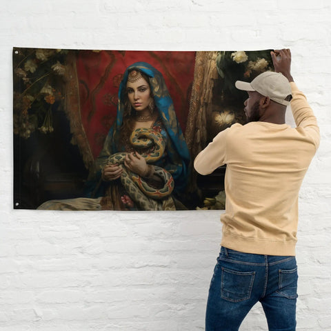 About my Brain Institute Wall Art Sahmeran Goddess Flag Wall Art