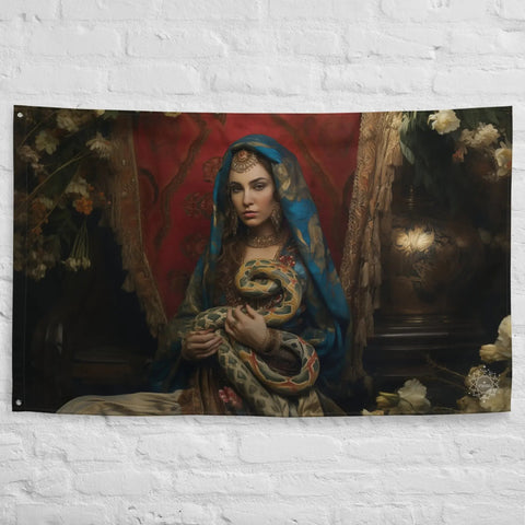 About my Brain Institute Wall Art Sahmeran Goddess Flag Wall Art