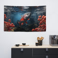 About my Brain Institute Wall Art Salmon Spirit Animal Flag Wall Art