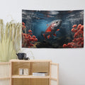 About my Brain Institute Wall Art Salmon Spirit Animal Flag Wall Art