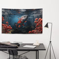 About my Brain Institute Wall Art Salmon Spirit Animal Flag Wall Art