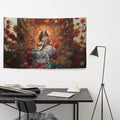 About my Brain Institute Wall Art Saraswati Goddess Flag Wall Art