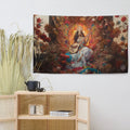 About my Brain Institute Wall Art Saraswati Goddess Flag Wall Art