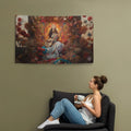 About my Brain Institute Wall Art Saraswati Goddess Flag Wall Art