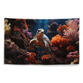 About my Brain Institute Wall Art Sea Turtle Spirit Animal Flag Wall Art