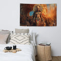 About my Brain Institute Wall Art Sekhmet Goddess Flag Wall Art