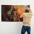 About my Brain Institute Wall Art Sekhmet Goddess Flag Wall Art