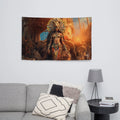 About my Brain Institute Wall Art Sekhmet Goddess Flag Wall Art
