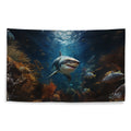 About my Brain Institute Wall Art Shark Spirit Animal Flag Wall Art