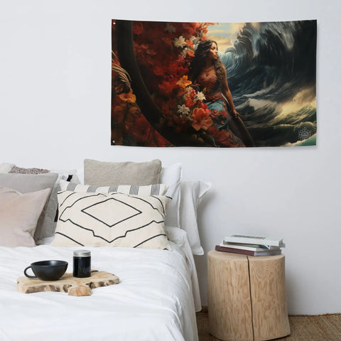 About my Brain Institute Wall Art Sina-Uli Goddess Flag Wall Art