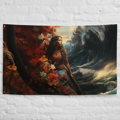 About my Brain Institute Wall Art Sina-Uli Goddess Flag Wall Art