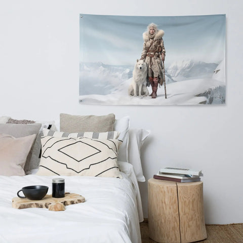 About my Brain Institute Wall Art Skadi Goddess Flag Wall Art