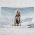 About my Brain Institute Wall Art Skadi Goddess Flag Wall Art