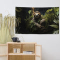 About my Brain Institute Wall Art Sloth Spirit Animal Flag Wall Art
