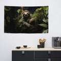 About my Brain Institute Wall Art Sloth Spirit Animal Flag Wall Art