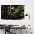 About my Brain Institute Wall Art Sloth Spirit Animal Flag Wall Art