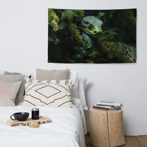 About my Brain Institute Wall Art Snake Spirit Animal Flag Wall Art