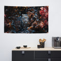 About my Brain Institute Wall Art Snow Leopard Spirit Animal Flag Wall Art