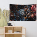 About my Brain Institute Wall Art Snow Leopard Spirit Animal Flag Wall Art