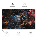 About my Brain Institute Wall Art Snow Leopard Spirit Animal Flag Wall Art