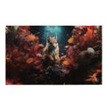 About my Brain Institute Wall Art Squirrel Spirit Animal Flag Wall Art