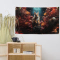 About my Brain Institute Wall Art Squirrel Spirit Animal Flag Wall Art