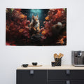 About my Brain Institute Wall Art Squirrel Spirit Animal Flag Wall Art