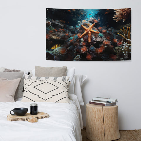 About my Brain Institute Wall Art Starfish Spirit Animal Flag Wall Art