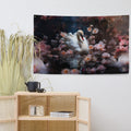 About my Brain Institute Wall Art Swan Spirit Animal Flag Wall Art