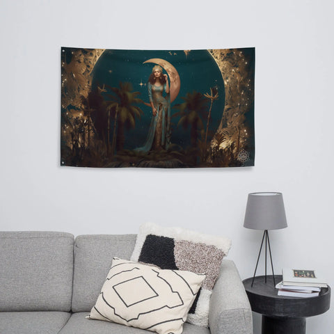 About my Brain Institute Wall Art Tanit Goddess Flag Wall Art