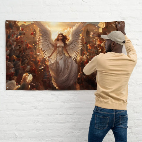 About my Brain Institute Wall Art Thesan Goddess Flag Wall Art