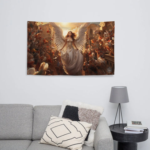About my Brain Institute Wall Art Thesan Goddess Flag Wall Art
