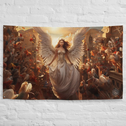 About my Brain Institute Wall Art Thesan Goddess Flag Wall Art
