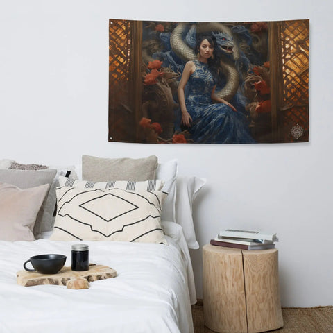 About my Brain Institute Wall Art Tiamat Goddess Flag Wall Art