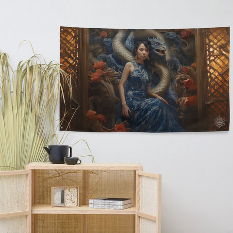 About my Brain Institute Wall Art Tiamat Goddess Flag Wall Art