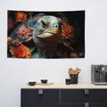 About my Brain Institute Wall Art Tortoise Spirit Animal Flag Wall Art