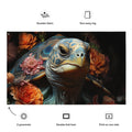 About my Brain Institute Wall Art Tortoise Spirit Animal Flag Wall Art