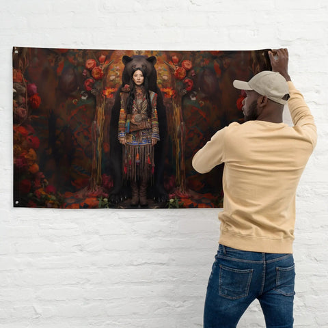 About my Brain Institute Wall Art Ungnyeo Goddess Flag Wall Art