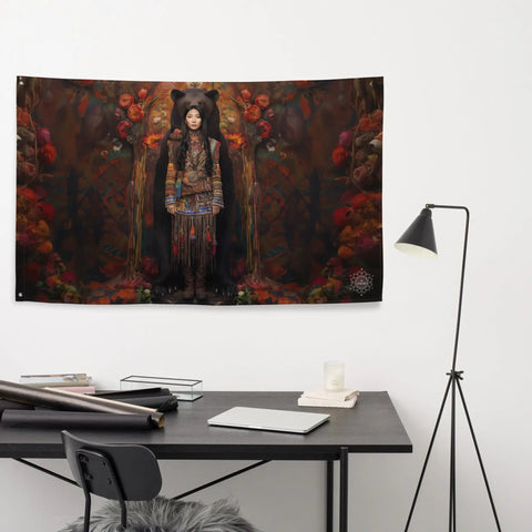 About my Brain Institute Wall Art Ungnyeo Goddess Flag Wall Art
