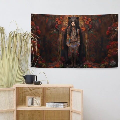 About my Brain Institute Wall Art Ungnyeo Goddess Flag Wall Art