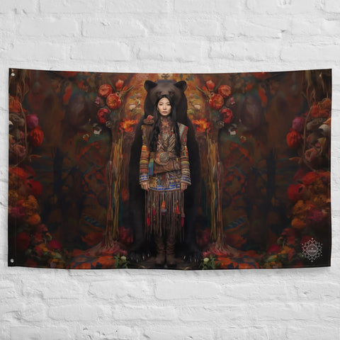 About my Brain Institute Wall Art Ungnyeo Goddess Flag Wall Art