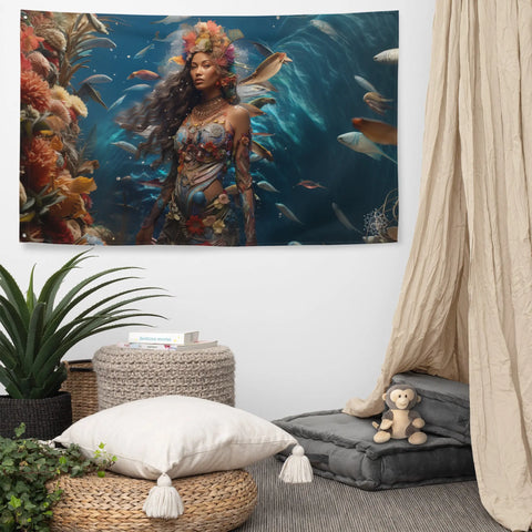 About my Brain Institute Wall Art Vairaumati Goddess Flag Wall Art