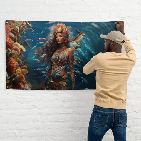 About my Brain Institute Wall Art Vairaumati Goddess Flag Wall Art
