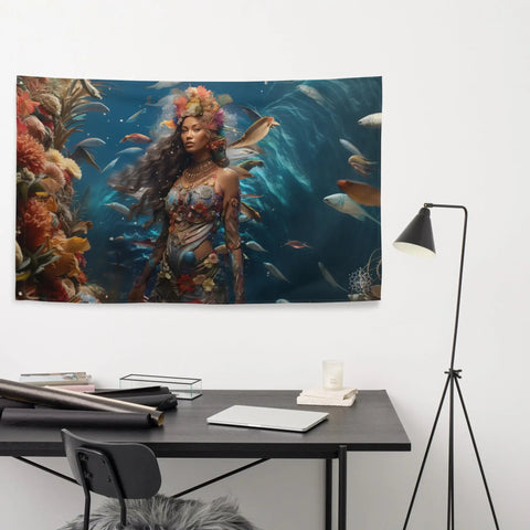 About my Brain Institute Wall Art Vairaumati Goddess Flag Wall Art
