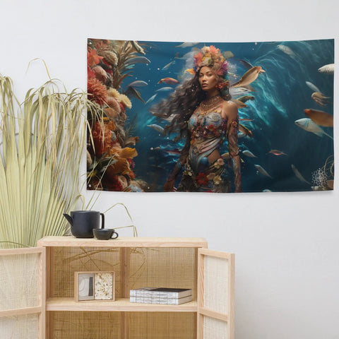 About my Brain Institute Wall Art Vairaumati Goddess Flag Wall Art